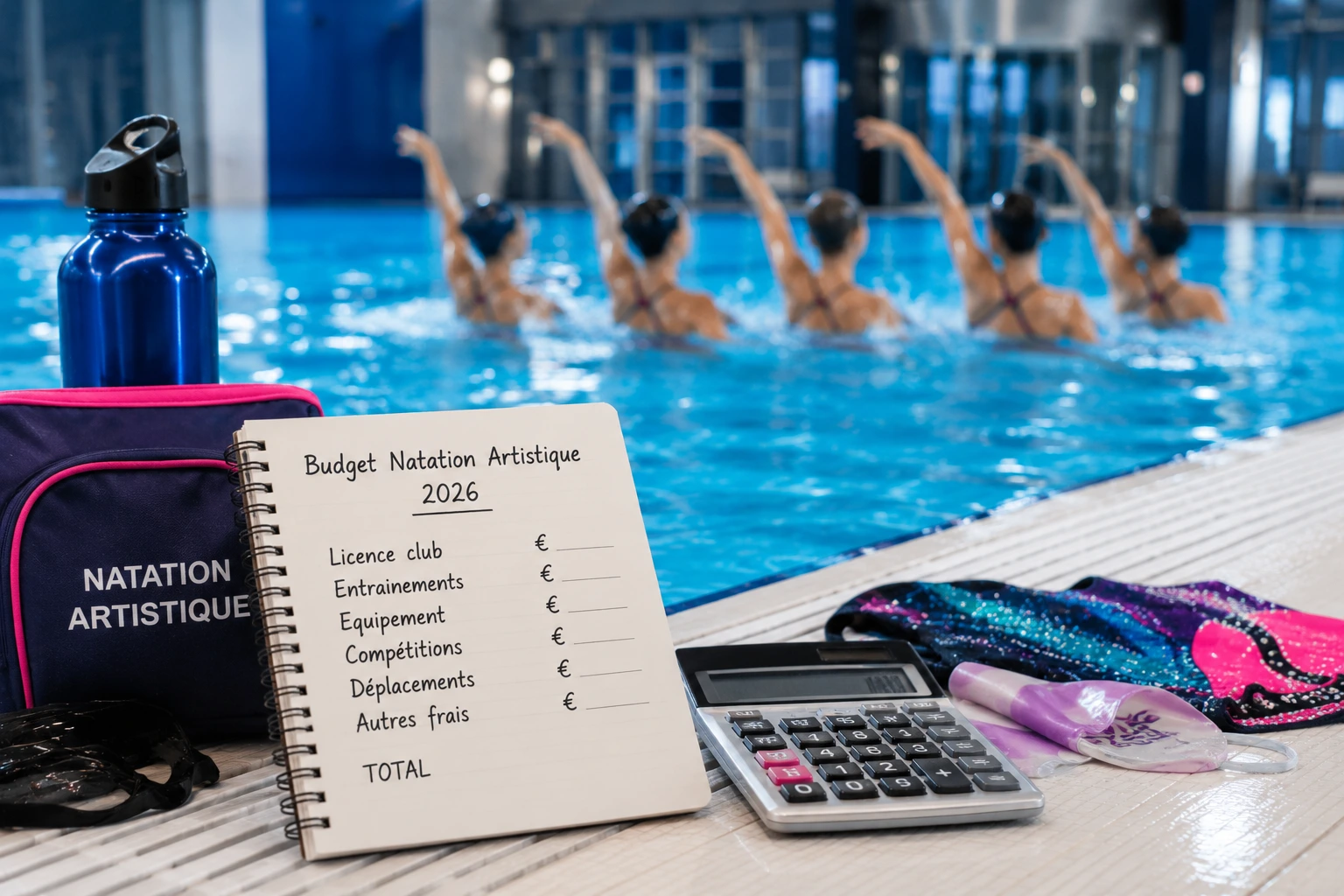 Prix de la natation artistique en France : budget complet 2026