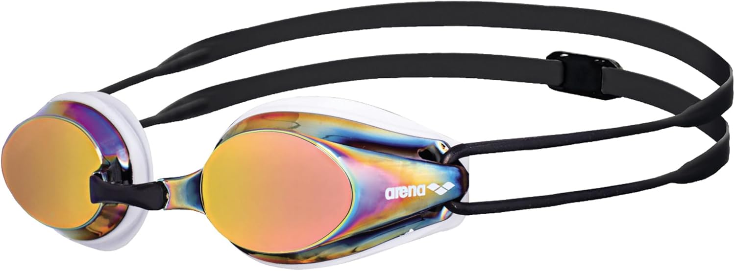 Arena Tracks Mirror — lunettes natation performance maintien verres miroir anti-éblouissement